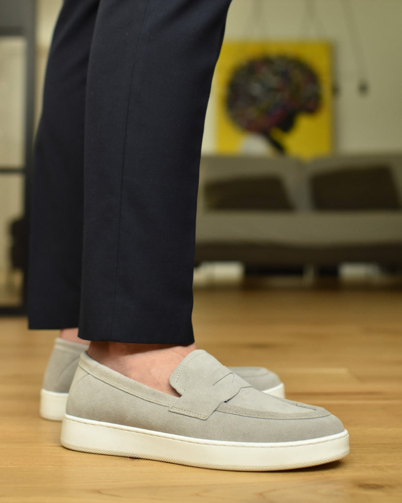Melluso Walk Techno slip-on camoscio grigio | Grimandi calzature shop Melluso Walk Techno slip-on camoscio grigio | Grimandi calzature shop