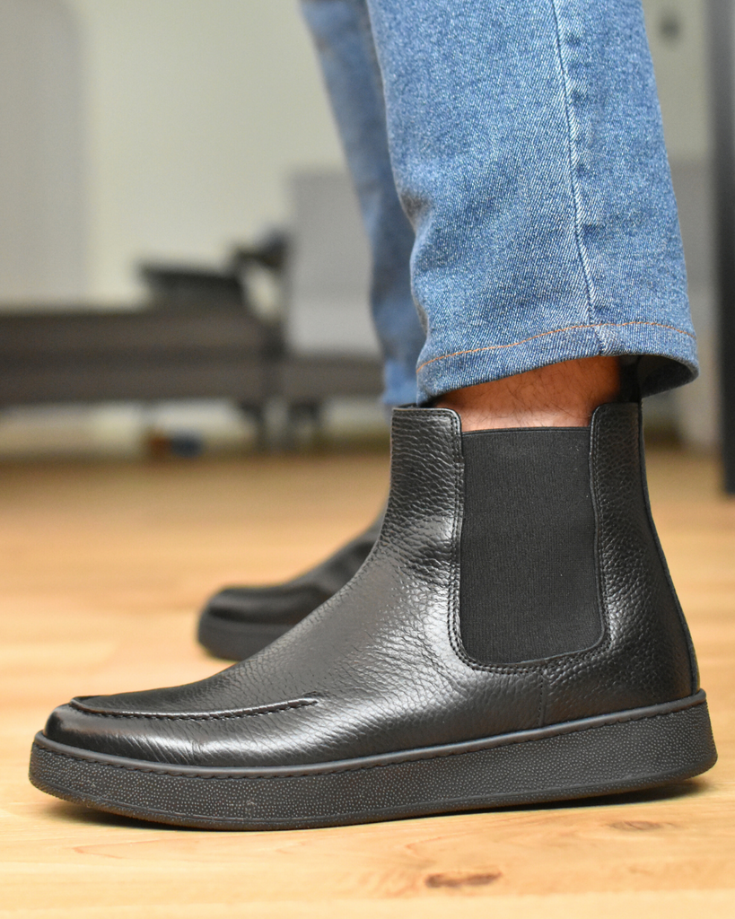 Stivaletto uomo in sales pelle