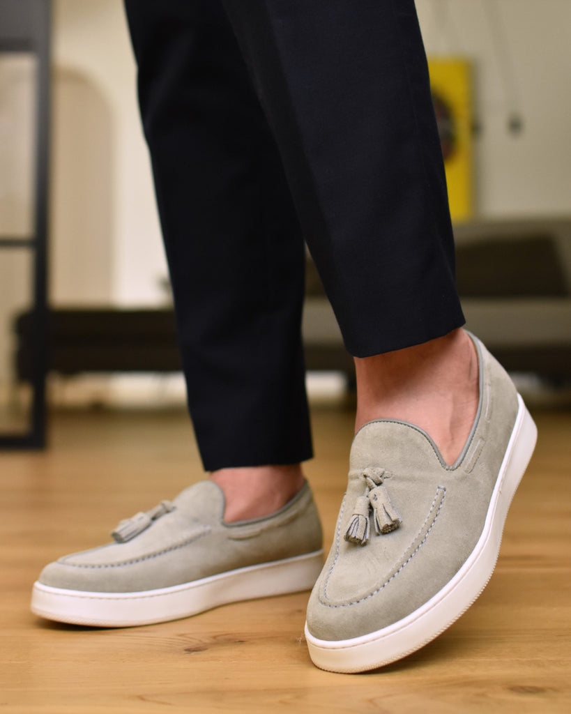 PORTO ROTONDO - Gray Suede