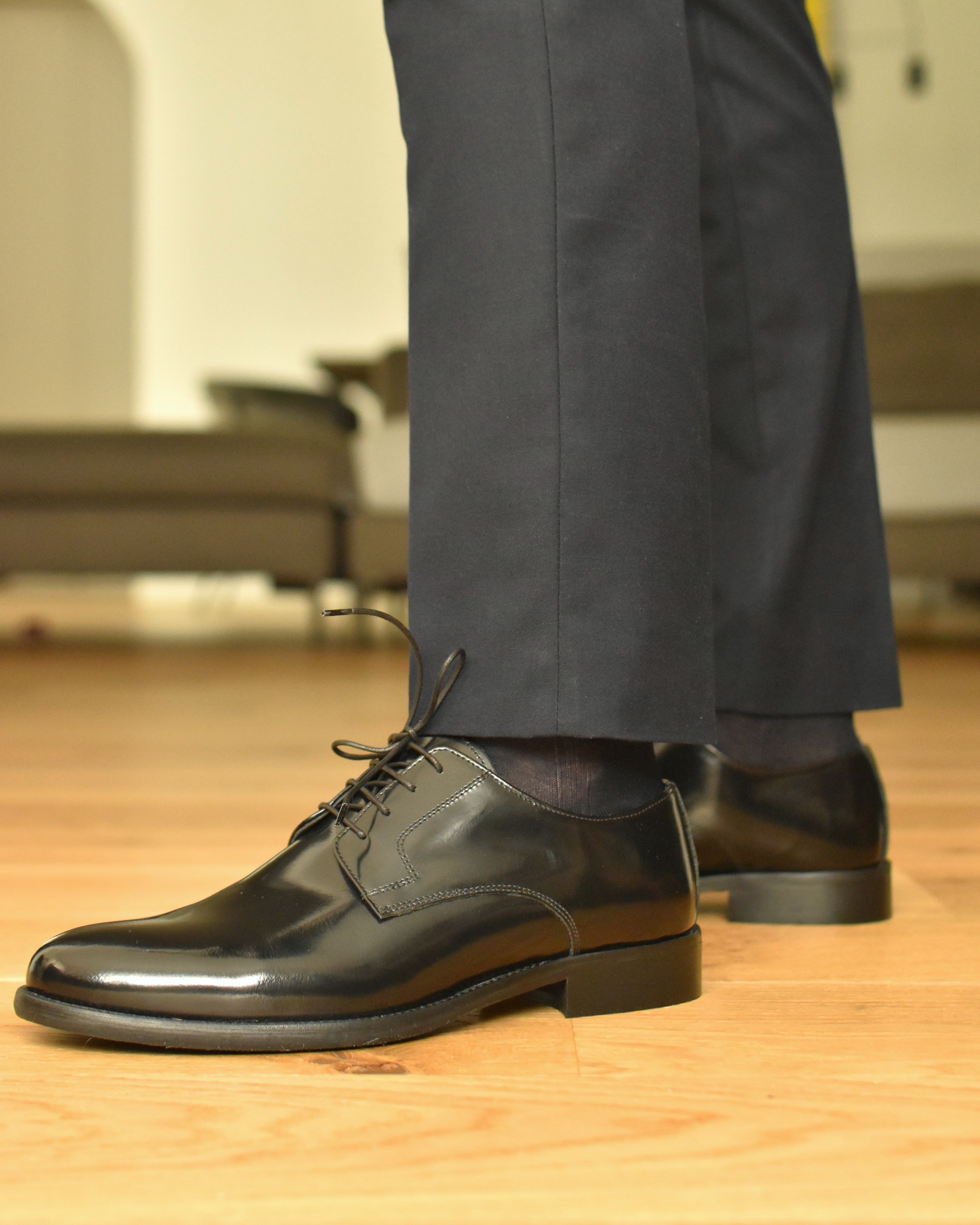 Scarpe Uomo stringate e allacciate Derby in Pelle e Camoscio 24 25 Ofanto Italy