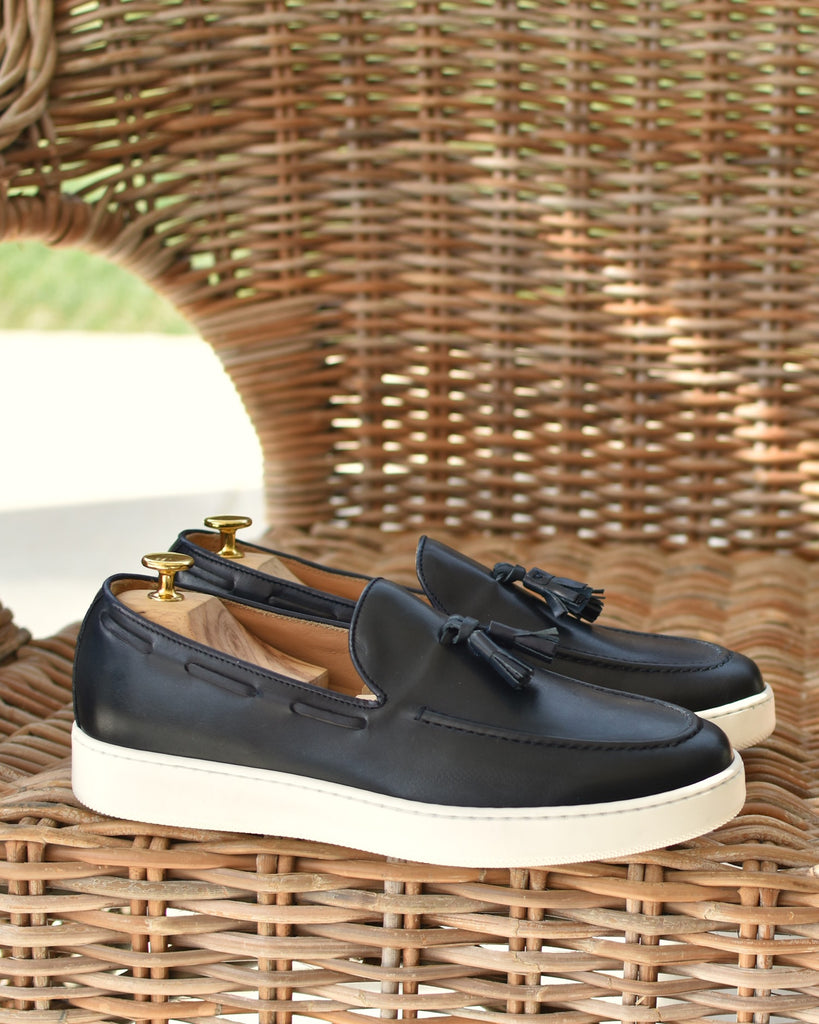 PORTO ROTONDO - Navy Leather