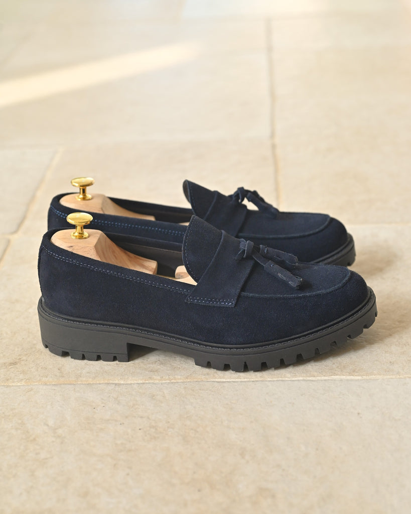 VIAREGGIO - Navy Suede