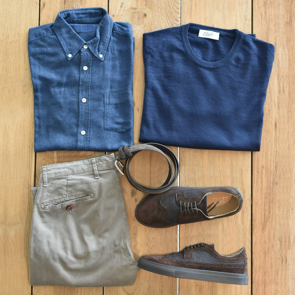 Maglione uomo Blu Gran Sasso Lana Merinos Extrafine - Abbigliamento Maglione uomo Blu Gran Sasso Lana Merinos Extrafine - Abbigliamento