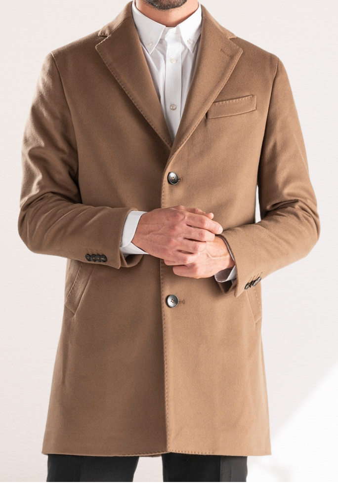 Cappotti hot sale uomo cammello