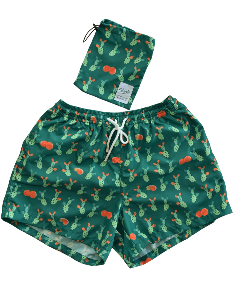 Swimwear - Green Prickly Pear
