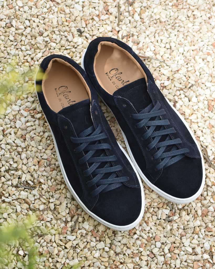 OSTUNI - Navy Suede