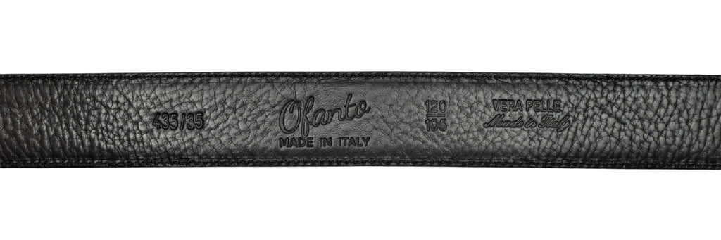 BOSS - Cintura In Pelle Italiana Con Fibbia Con Logo Inciso - Nero - Foto 9