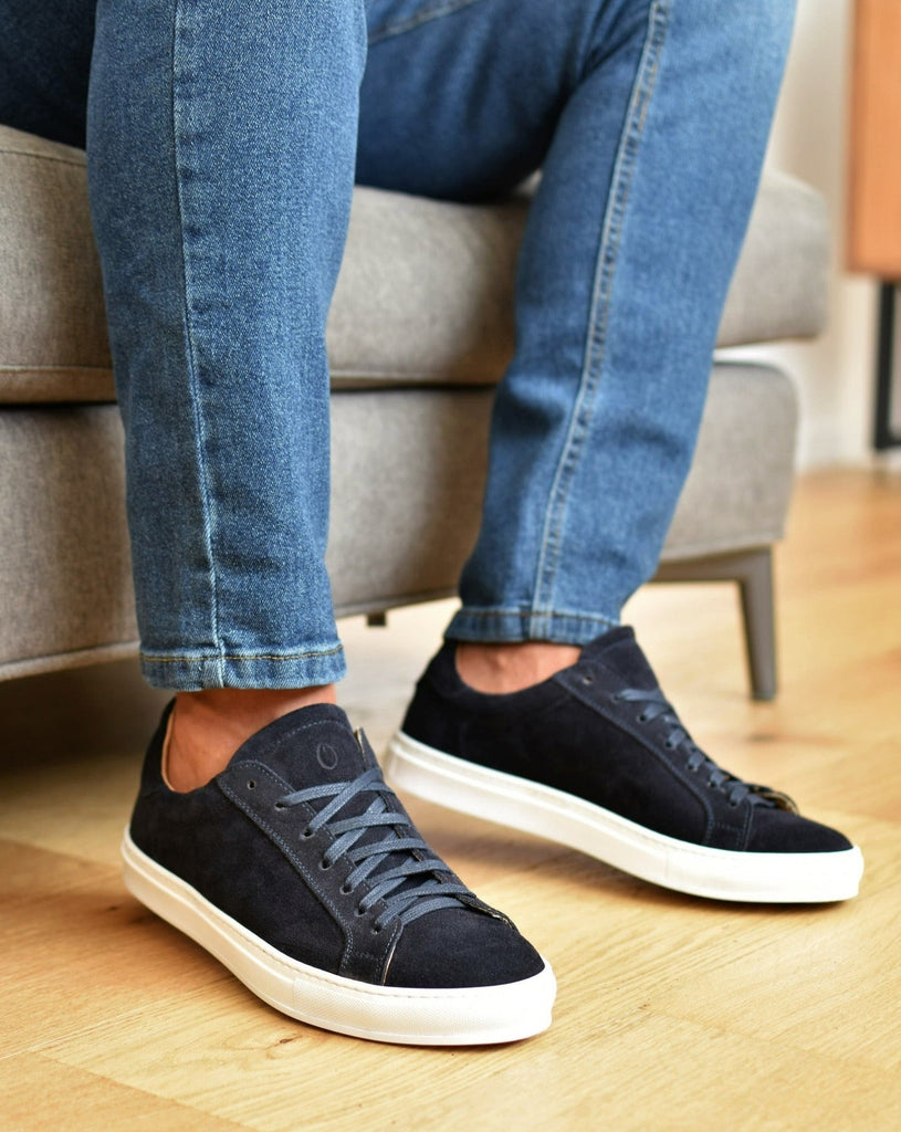 OSTUNI - Navy Suede