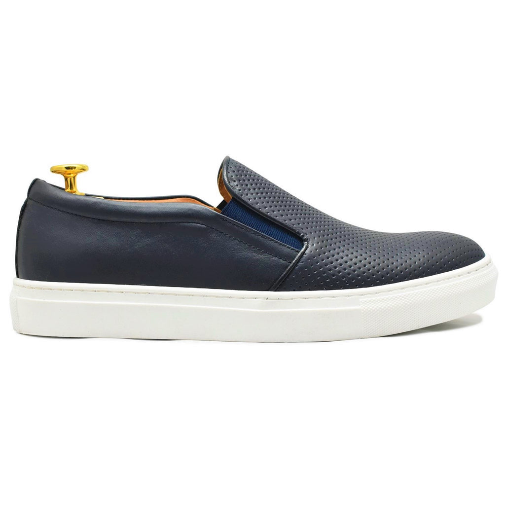 PONZA - Navy Leather