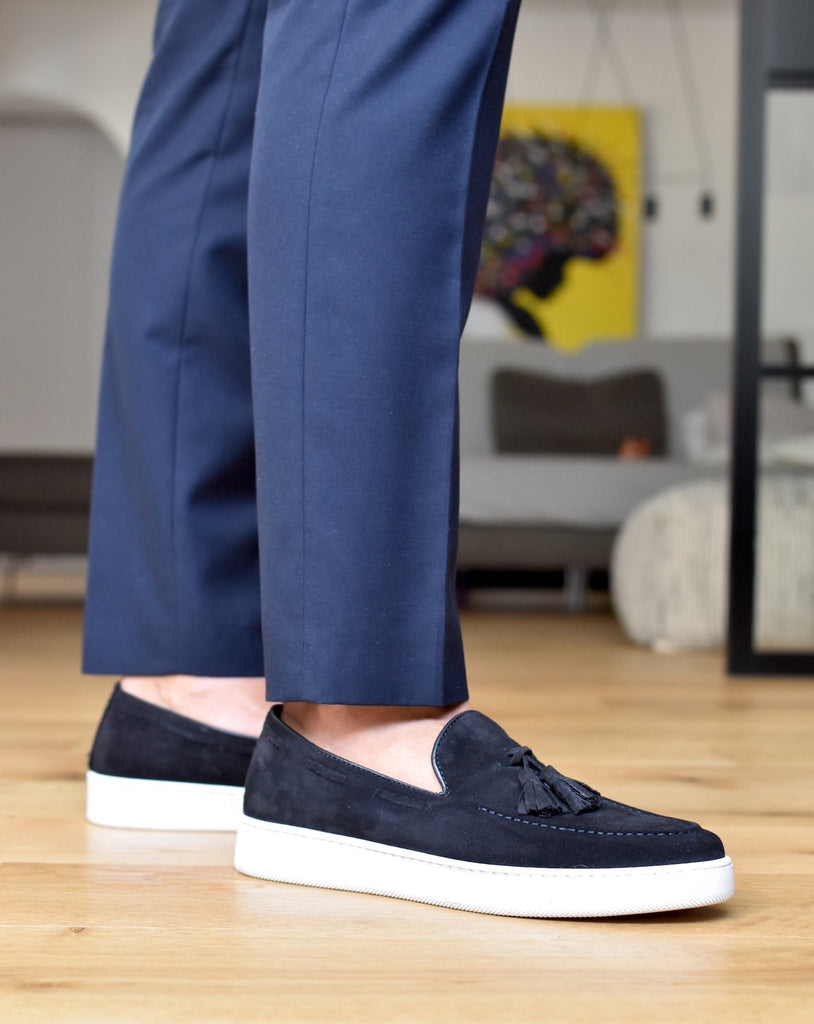 PORTO ROTONDO - Navy Suede