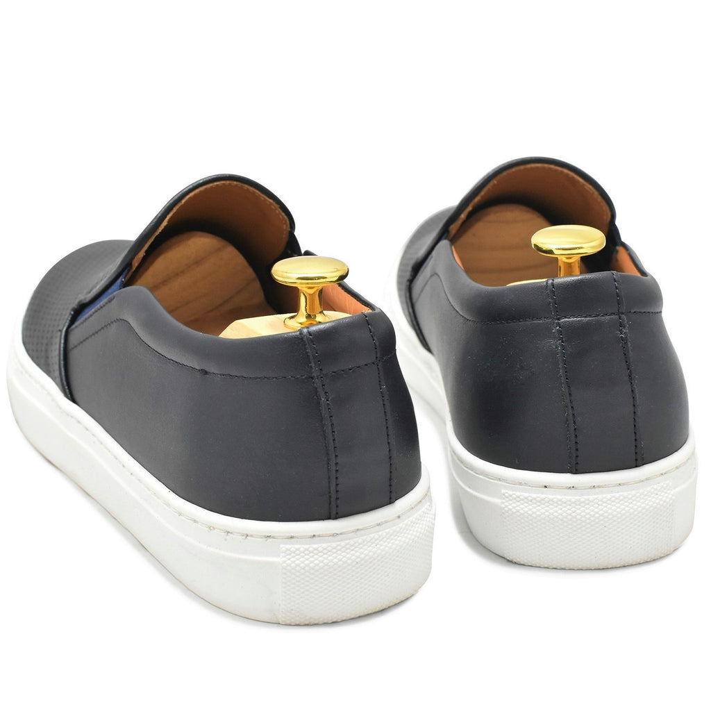 PONZA - Navy Leather