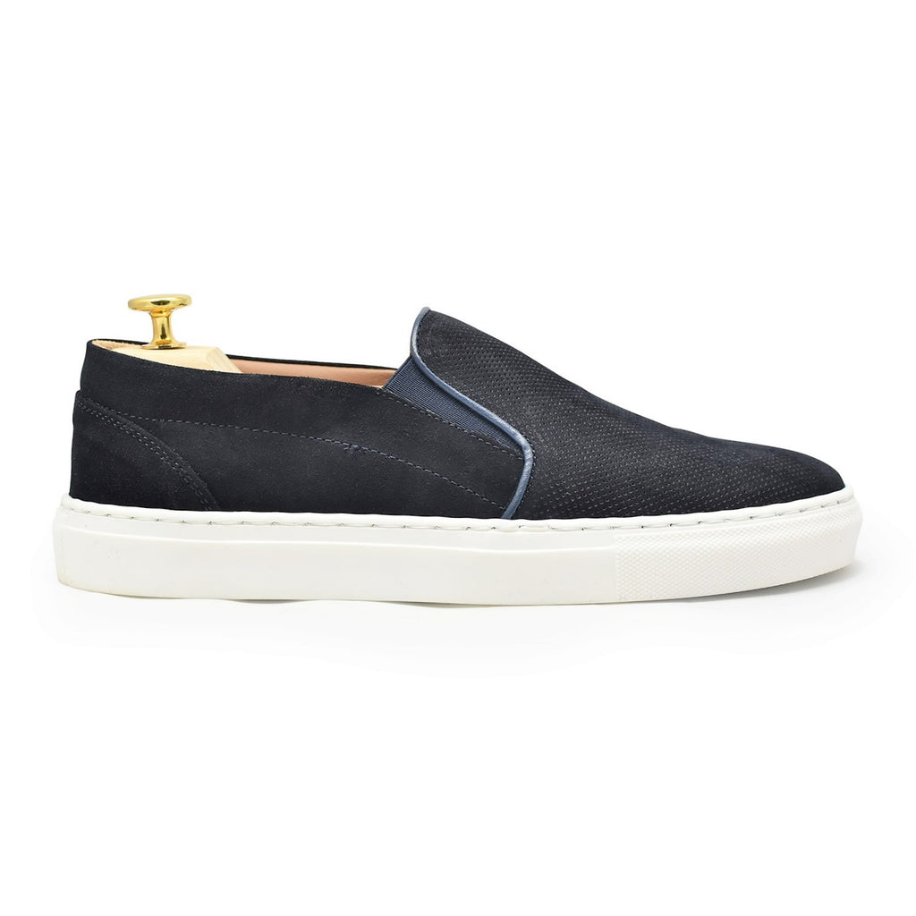 PONZA - Navy Suede