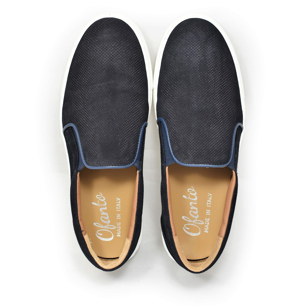 PONZA - Navy Suede