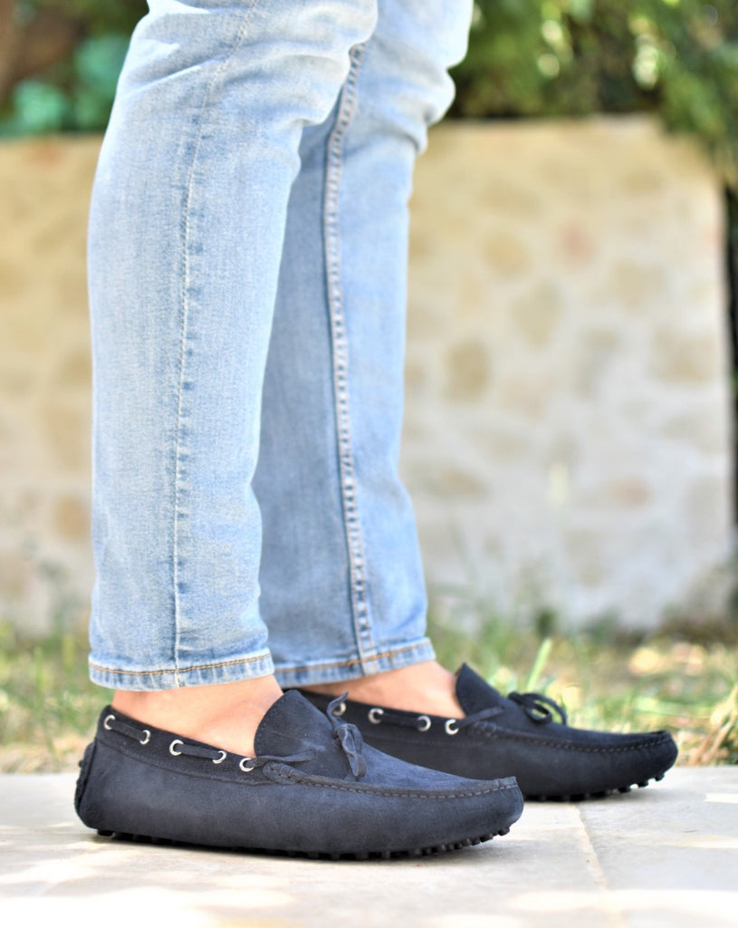 Imola - Navy Suede