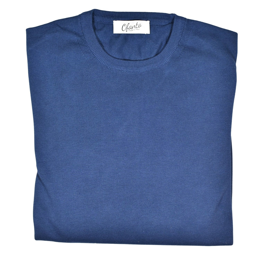 Il Maglioncino in 100% Cotone - Blu