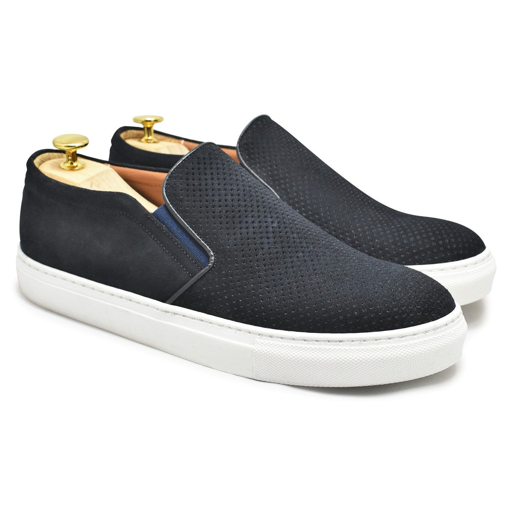 PONZA - Navy Suede