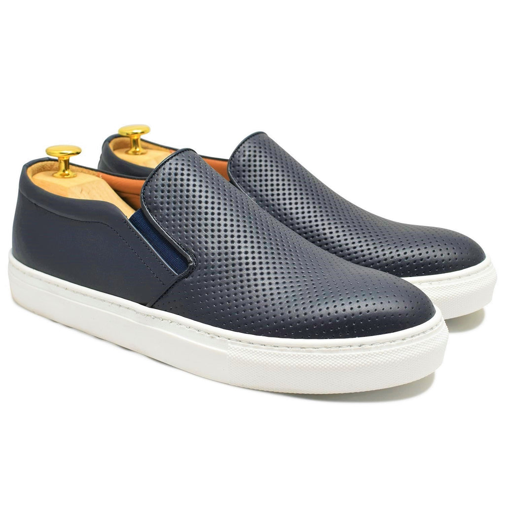 PONZA - Navy Leather