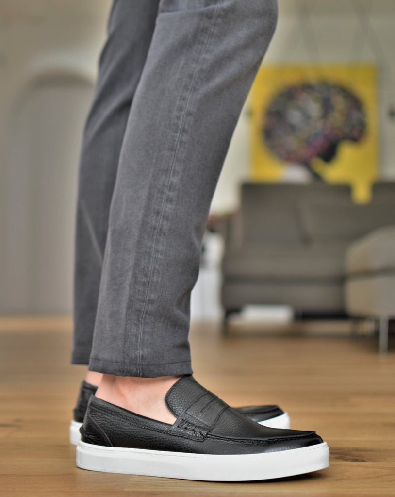 Mocassini Slip-on Uomo Norty - Suola Antiscivolo, Comodi Per Interno/esterno, 6 Colori - Foto 2