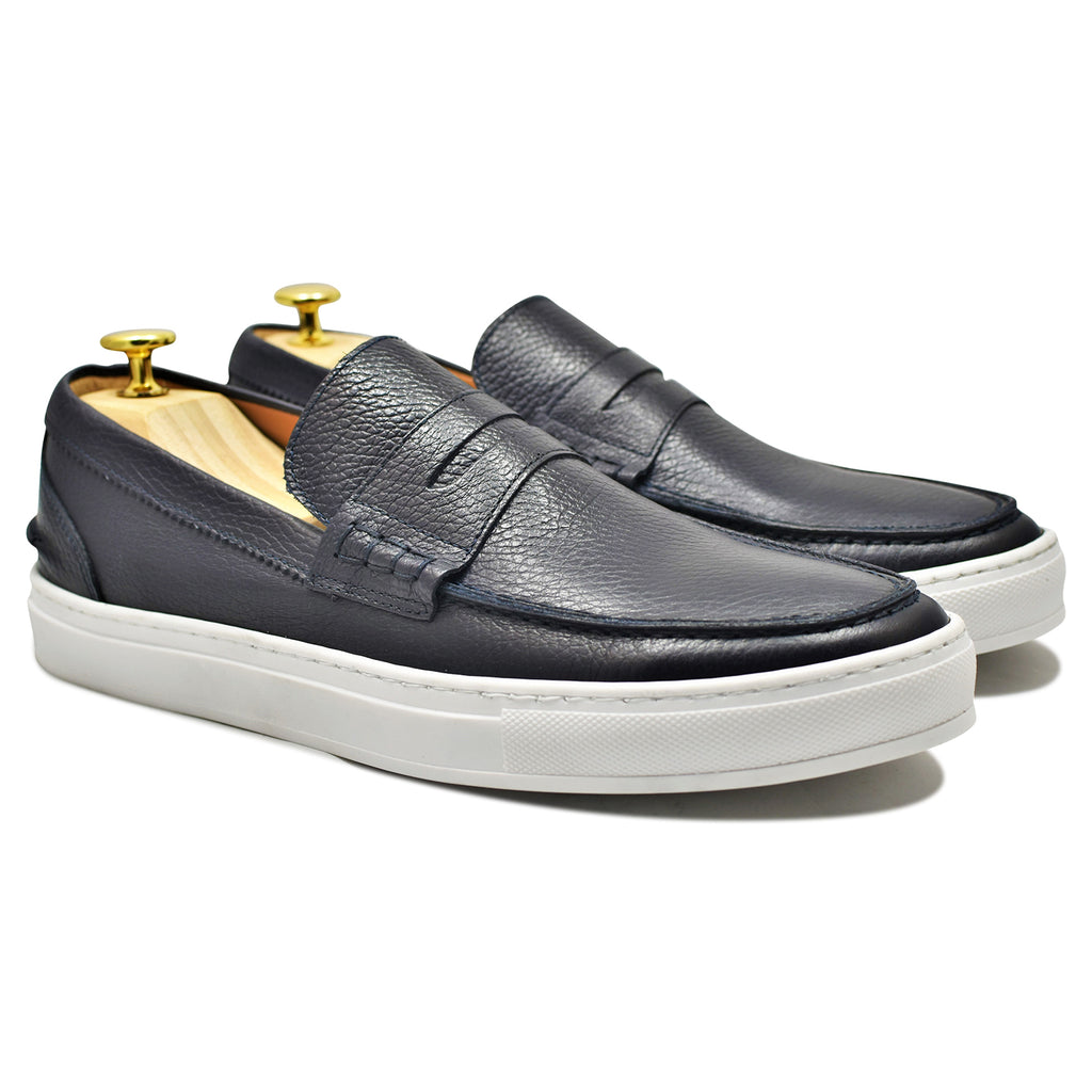 VERNAZZA - Navy Leather