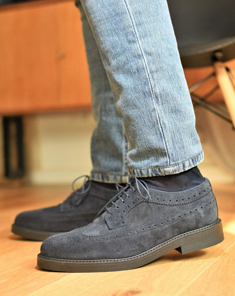 VOLTERRA - Navy Suede