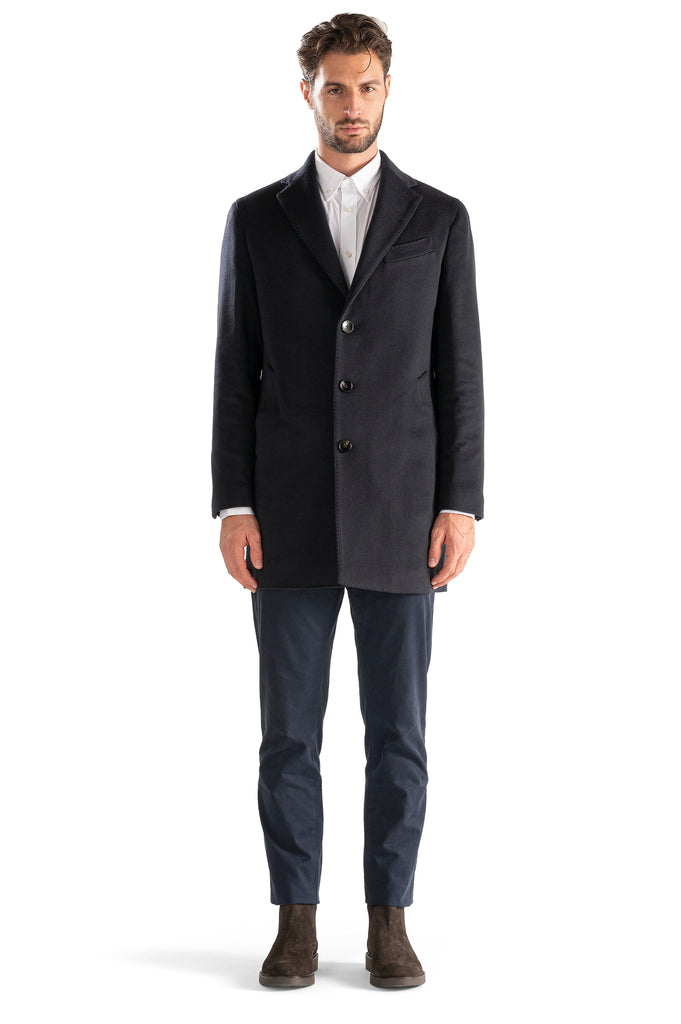 LOCOROTONDO - Navy Wool and Chasmere